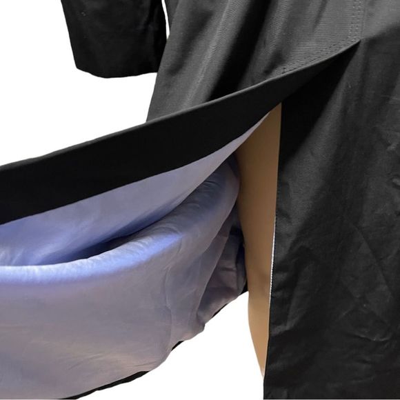 LONDON FOG 3/4 Length Double Breasted Trench Coat Size Medium - Picture 12 of 16